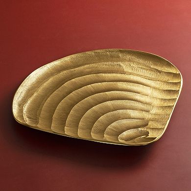 Zest Gold Decorative Tray - 12"