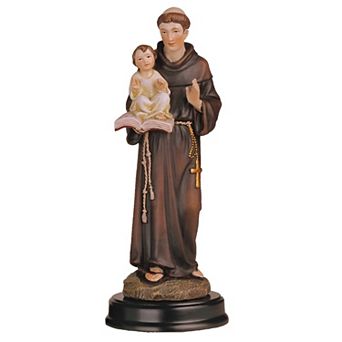 FC Design 5"H Saint Anthony Holding Child Jesus Statue Anthony of Padua Holy Figurine Religious Decoration Home Room Decor