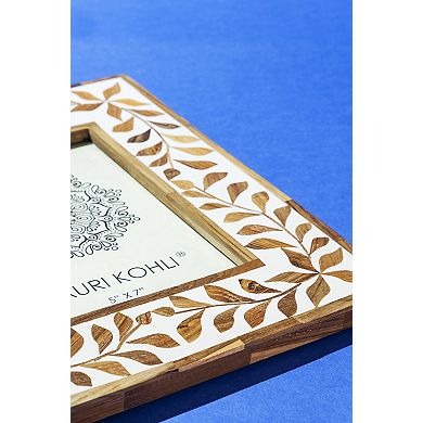 GAURI KOHLI Jodhpur Wood Inlay Picture Frame - 5"x7"