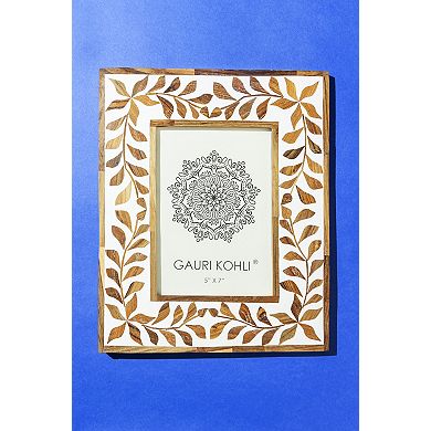 GAURI KOHLI Jodhpur Wood Inlay Picture Frame - 5"x7"