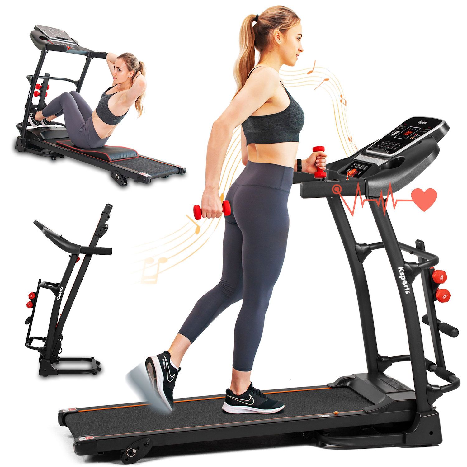  Stamina EasyStep Recumbent Stepper with Arm Workout -  Recumbent Cross Trainer with Smart Workout App for Home Workout - Up to 250  lbs Weight Capacity : Sports & Outdoors