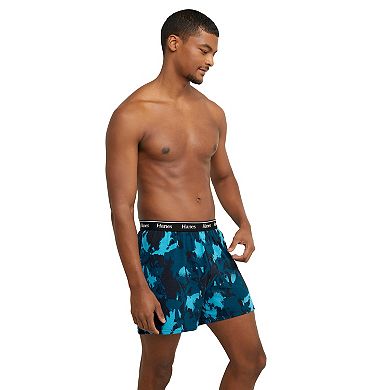 Men's Hanes® Originals Ultimate 3-Pack Knit Moisture-Wicking Stretch Cotton Boxers
