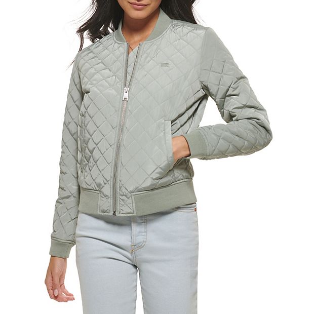 NWT outlet Levi's Women's Diamond Quilted Bomber Jacket