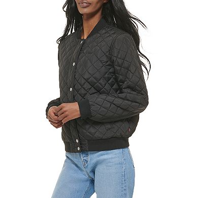Women's Levi's® Diamond Quilted Bomber Jacket with Sherpa Lining