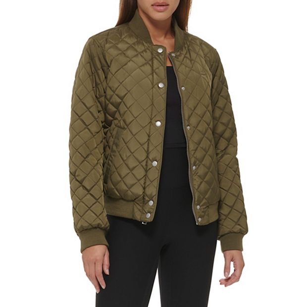 Women's Levi's® Diamond Quilted Bomber Jacket with Sherpa Lining