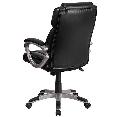 Flash Furniture Carolyn Mid-Back LeatherSoft Executive Swivel Office Chair