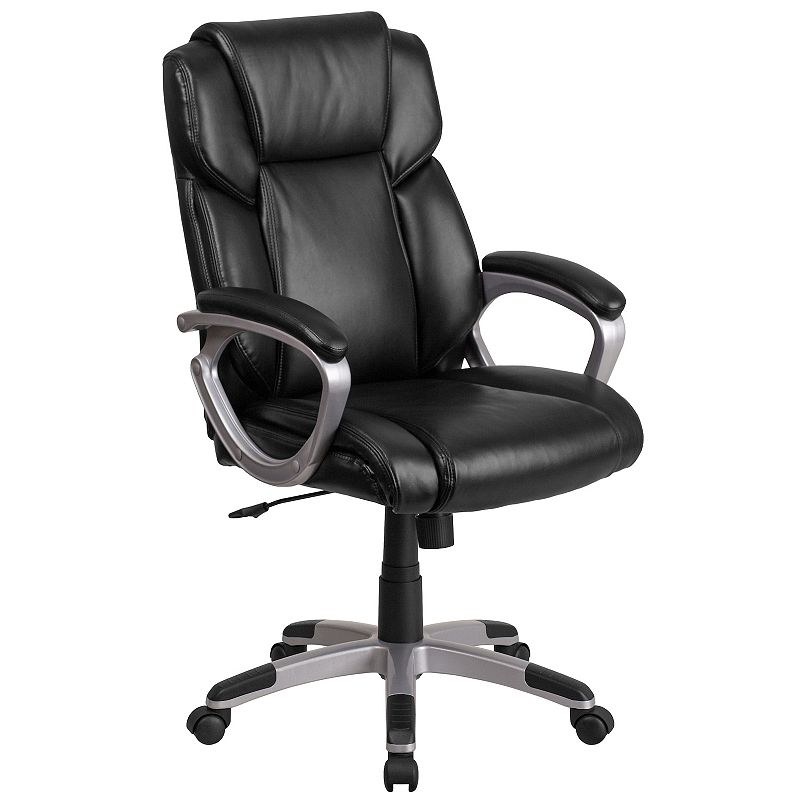 Flash Furniture Carolyn Mid-Back LeatherSoft Executive Swivel Office Chair,
