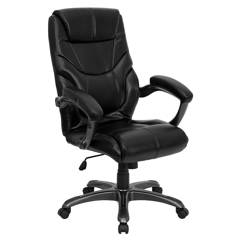 Flash Furniture Greer High Back LeatherSoft Executive Swivel Office Chair, 