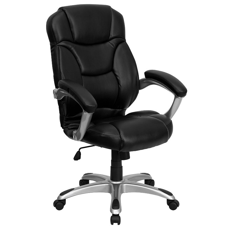 Flash Furniture Jessie High Back Executive Swivel Office Chair, Black