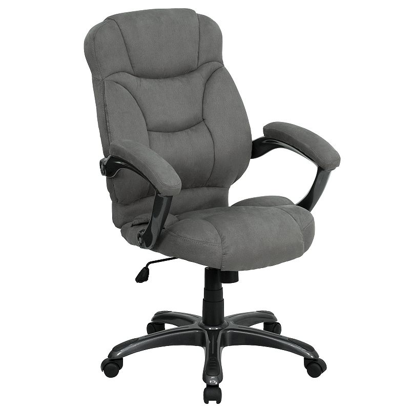 Flash Furniture Jessie High Back Executive Swivel Office Chair, Grey