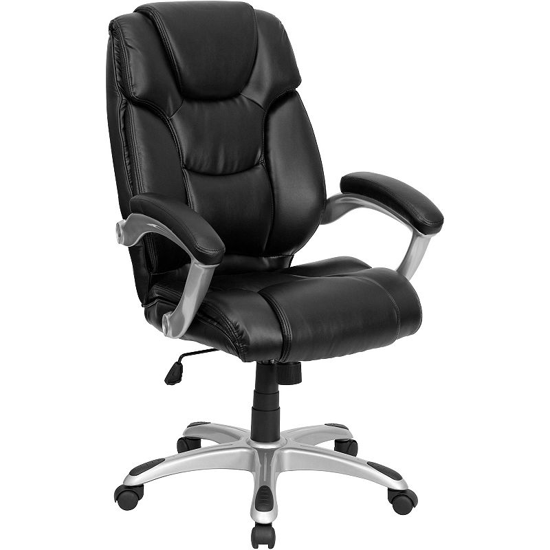 Flash Furniture Heather High Back LeatherSoft Swivel Ergonomic Office Chair