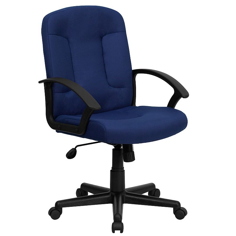 Flash Furniture Garver Mid-Back Swivel Office Chair, Blue