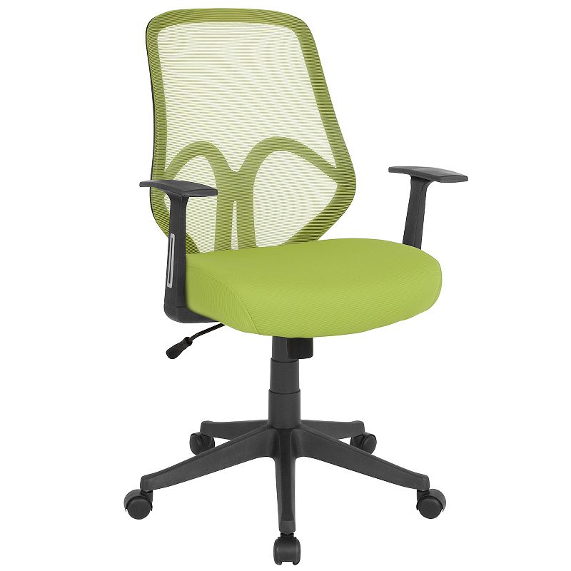 Flash Furniture Salerno Series High Back Office Chair, Green