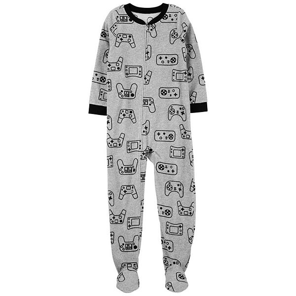 Boys 4 14 Carter s Gamer Fleece Footed Pajamas