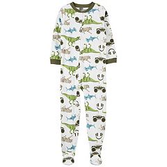 Toddler Boy Carter's Fleece Dinosaur Footless Pajamas