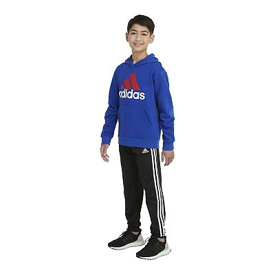 Boys 8-20 adidas Essential Fleece Hoodie in Regular Husky