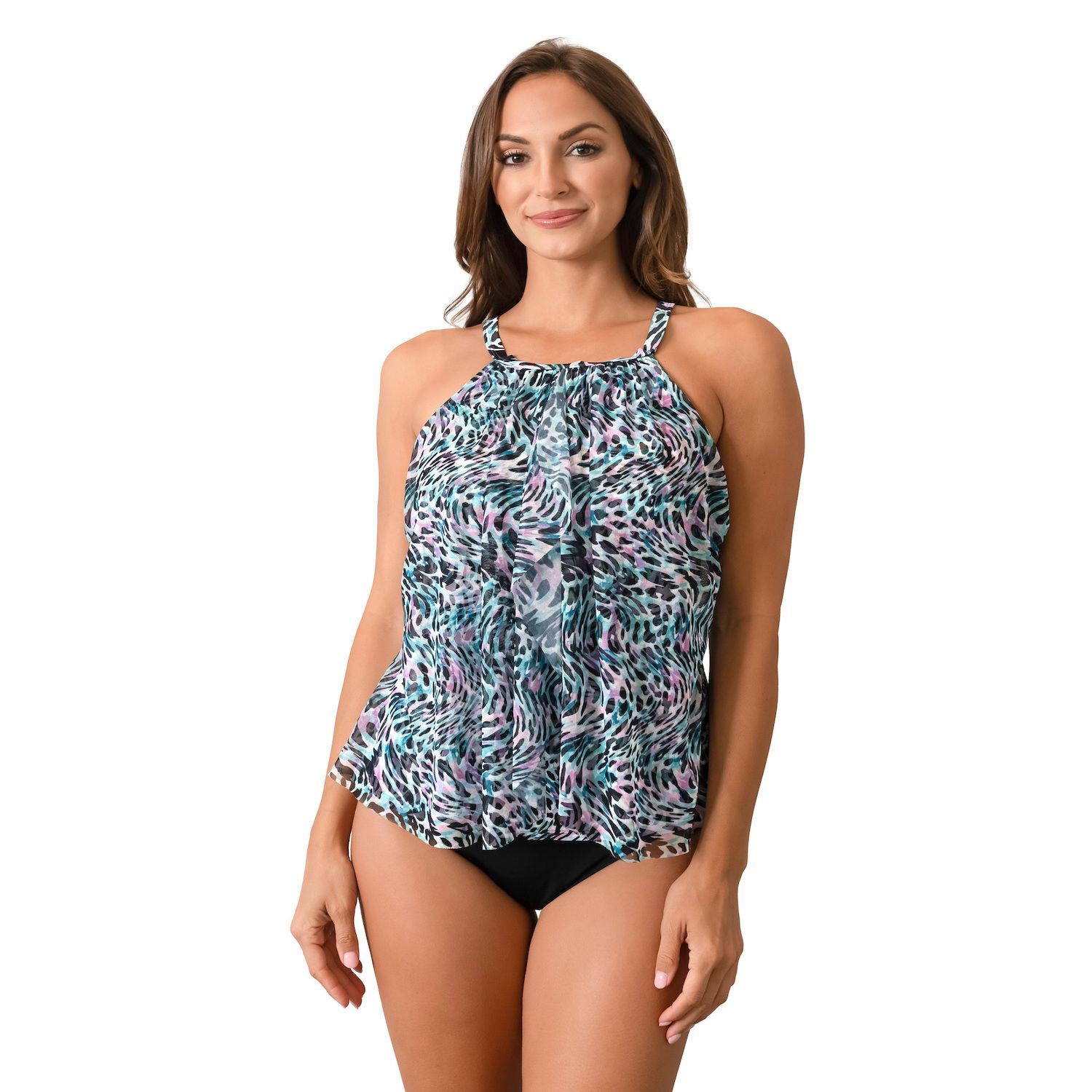 vanishing act by magic brands tankini swimsuit top