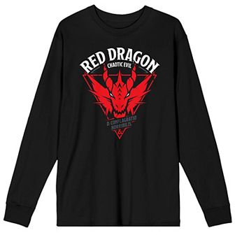 Men's Dungeons & Dragons Dragon Long Sleeve Graphic Tee