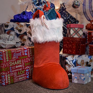 Santa Plush Standing Stocking