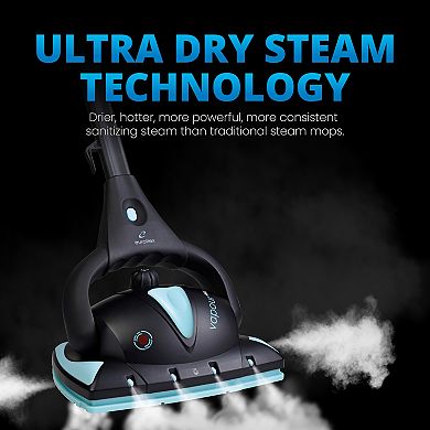 Euroflex Vapour Pro Hybrid Steam Mop & 18-Piece All-in-One Steam Cleaner with Ultra Dry Steam™ Technology (M4S)