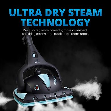 Euroflex Vapour Pro Hybrid Steam Mop & 18-Piece All-in-One Steam Cleaner with Ultra Dry Steam™ Technology (M4S)