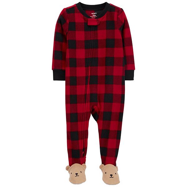 Baby Carter's Bear Fleece Footed Pajamas