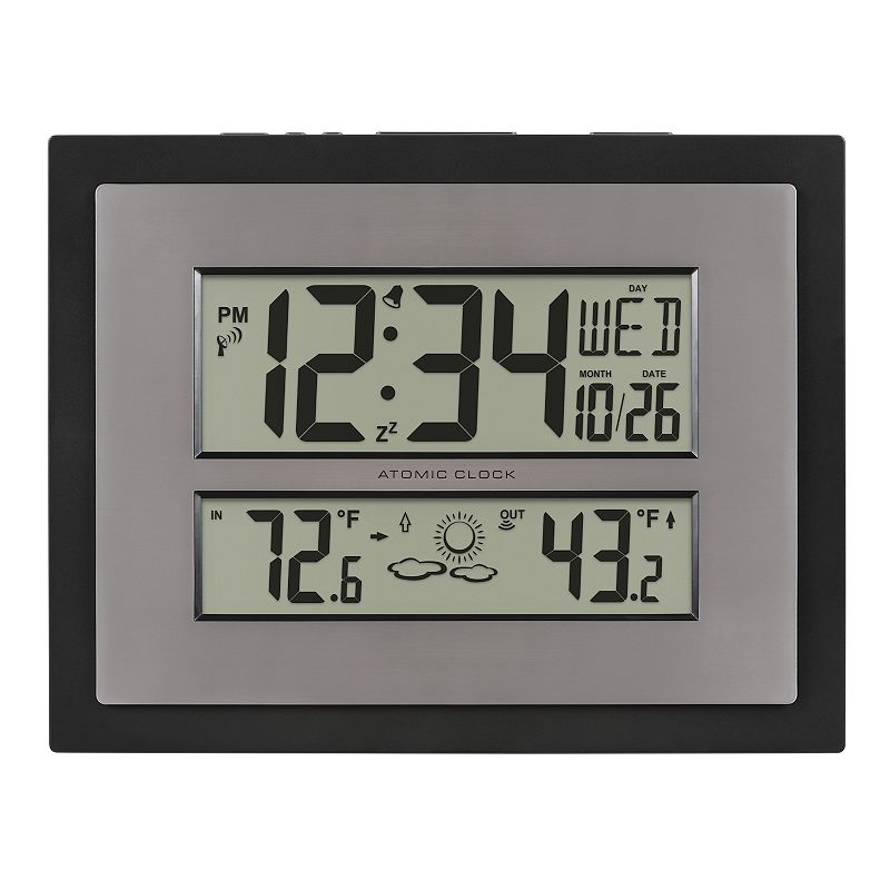 65209360 La Crosse Technology Digital Atomic Clock with For sku 65209360