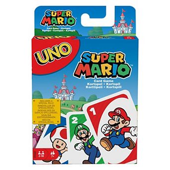 Mattel UNO Super Mario Card Game Animated Character Deck