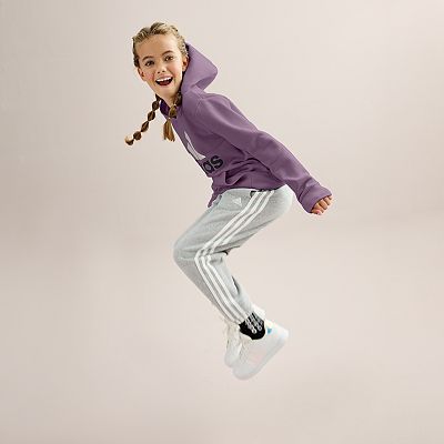 Girls 7-16 adidas Essential Sportswear Logo Fleece Hoodie in