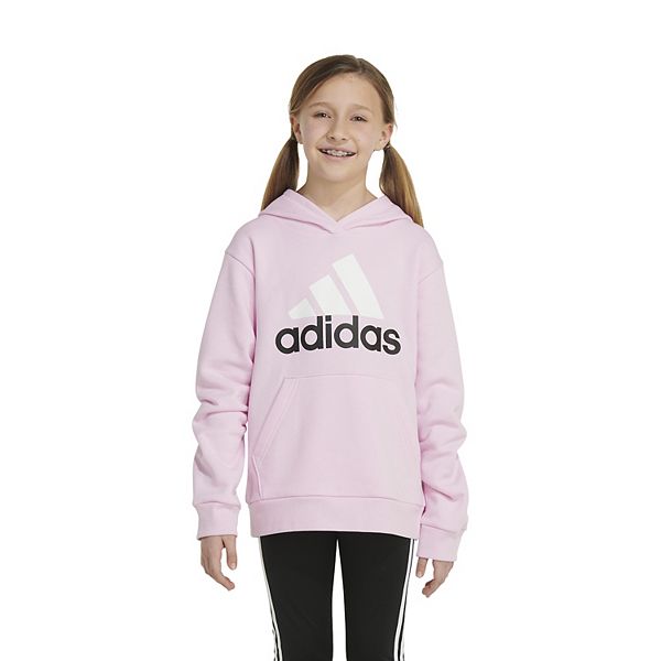 Girls 7-16 adidas Essential Sportswear Logo Fleece Hoodie in