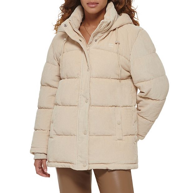 Levi's puffer cheap coat womens