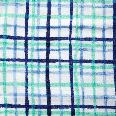 Fiesta Watercolor Plaid Kitchen Towel 2-pk.