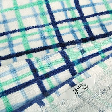 Fiesta Watercolor Plaid Kitchen Towel 2-pk.