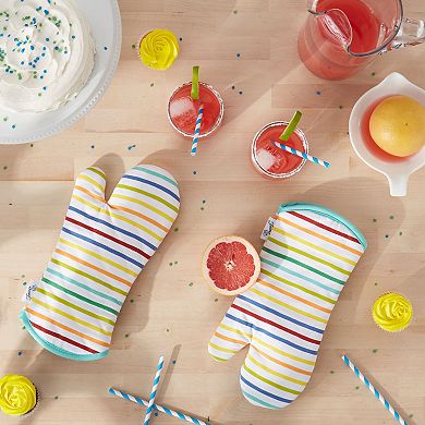 Fiesta Tropical Stripe Oven Mitt 2-pk.