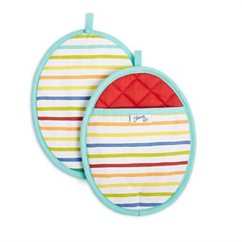 Fiesta Tropical Stripe Pot Holder 2 pk