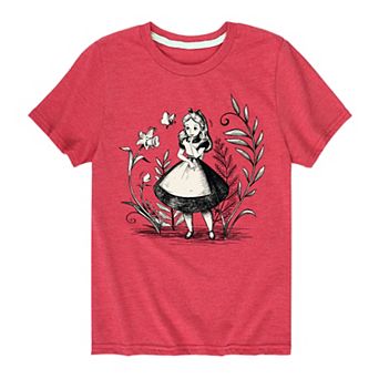 Disney's Alice In Wonderland Boys 8-20 Sketch Graphic Tee