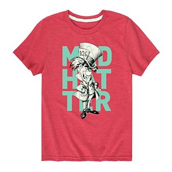 Disney's Alice In Wonderland Boys 8-20 Hatter Graphic Tee