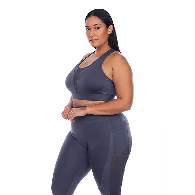 Plus Size Racer Back Sports Bra