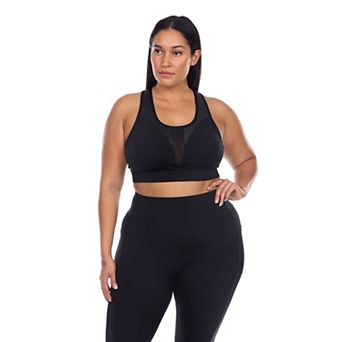 Plus Size Racer Back Sports Bra