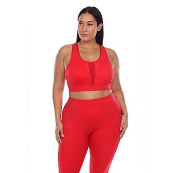 Plus Size Racer Back Sports Bra
