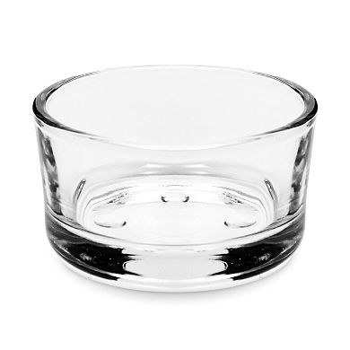 24 Pack Glass Tealight Candle Holders for Wedding Table Centerpieces, Party Decorations (1 x 2 In)