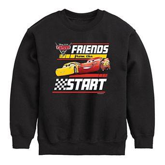 Disney / Pixar's Cars Boys 8-20 Friends From Start Fleece Sweatshirt