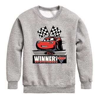 Disney / Pixar's Cars Lightning McQueen Boys 8-20 Winner Fleece Sweatshirt