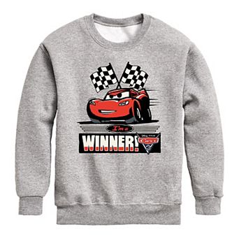 Disney / Pixar's Cars Lightning McQueen Boys 8-20 Winner Fleece Sweatshirt