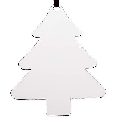 24 Pack Clear Acrylic Christmas Ornaments, 3" Diy Blank Ornaments For Tree Décor