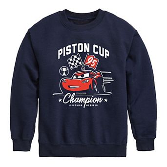 Disney / Pixar's Cars Lightening McQueen Boys 8-20 Piston Cup Champion Fleece Sweatshirt
