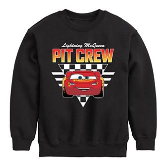Disney / Pixar's Cars Lightening McQueen Boys 8-20 Pit Crew Fleece Sweatshirt