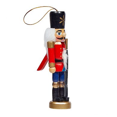 6 Pack Wood Nutcracker Ornaments For Christmas Tree In 6 Designs, 1 X 5 In