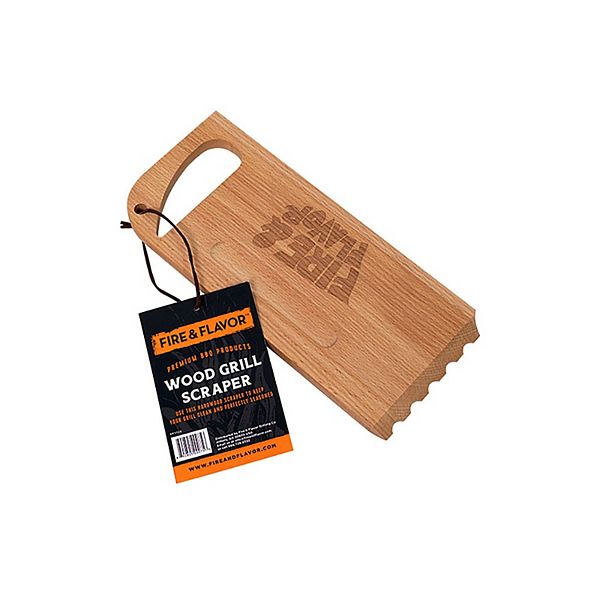 Fire and Flavor Wood Grill Scraper