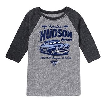 Disney / Pixar's Cars Boys 8-20 Hudson Hornet Raglan Graphic Tee
